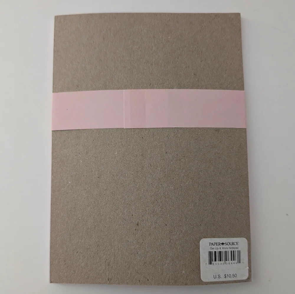 Get Your Ass Up And Work 5x7 in. Notepad